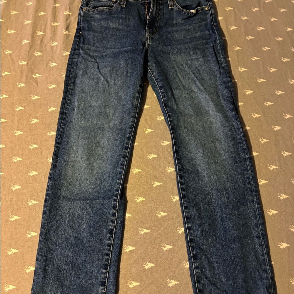 Edwin Blue Straight Leg Jeans Classic Style